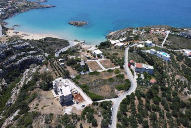 Kalathas Kreta, Kalathas: Grundstück mit Meerblick in der Nähe des Strandes zu verkaufen Grundstück kaufen